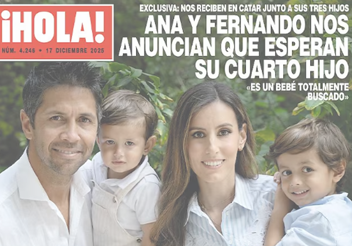 Ana Boyer y Fernando Verdasco anuncian que esperan su cuarto hijo